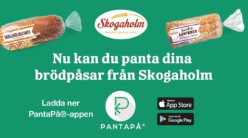 Svenskerne kan pante emballagen fra posebrødet