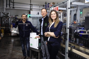 Marco di Tullio (Robatech) together with Massimo Di Paolo &  Viviana Izzo (Imach)