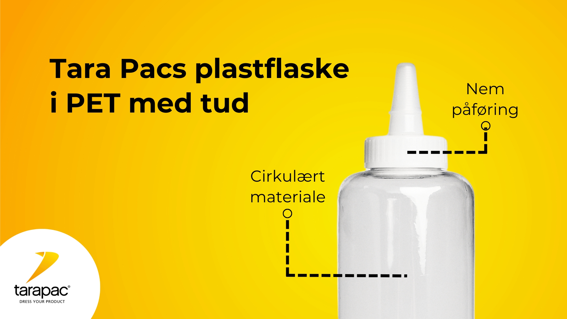 plastflaske med tud